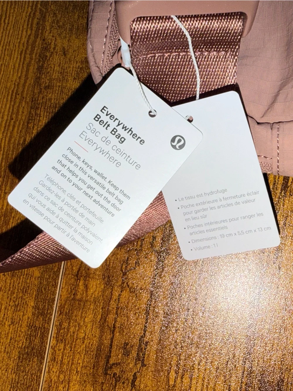 Lululemon Everywhere Belt Bag in Twilight Rose